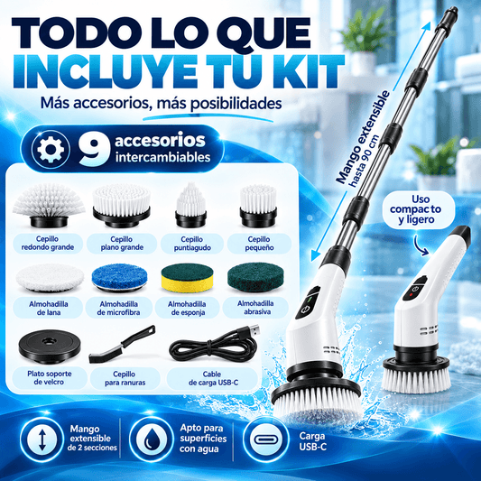 Cepillo Eléctrico Multilimpieza