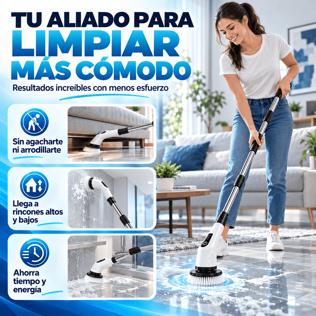 Cepillo Eléctrico Multilimpieza