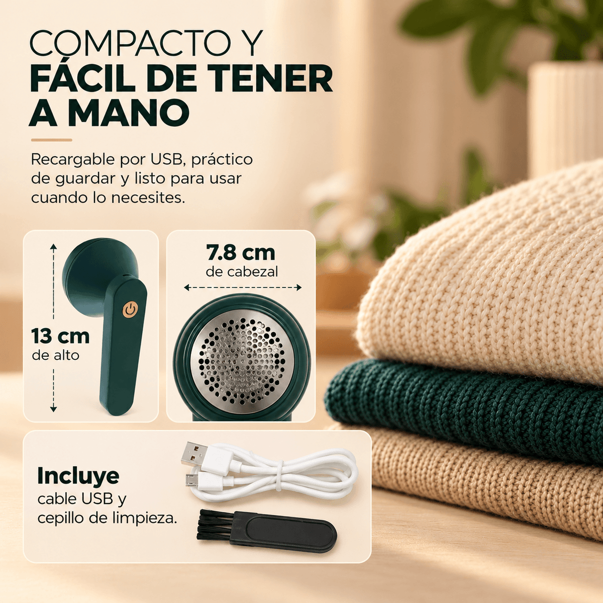 Quitapelusas Eléctrico