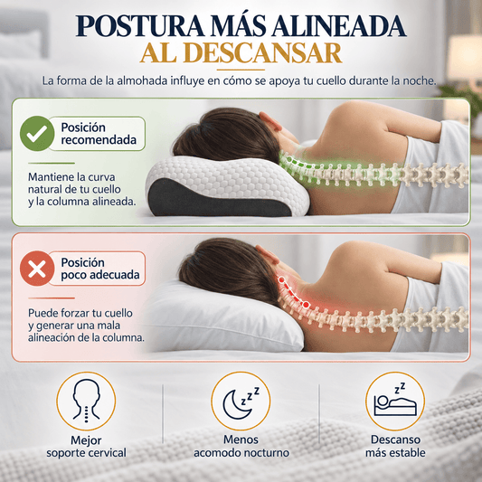 Almohada Cervical Ergonómica ¡Elige tu PROMO!