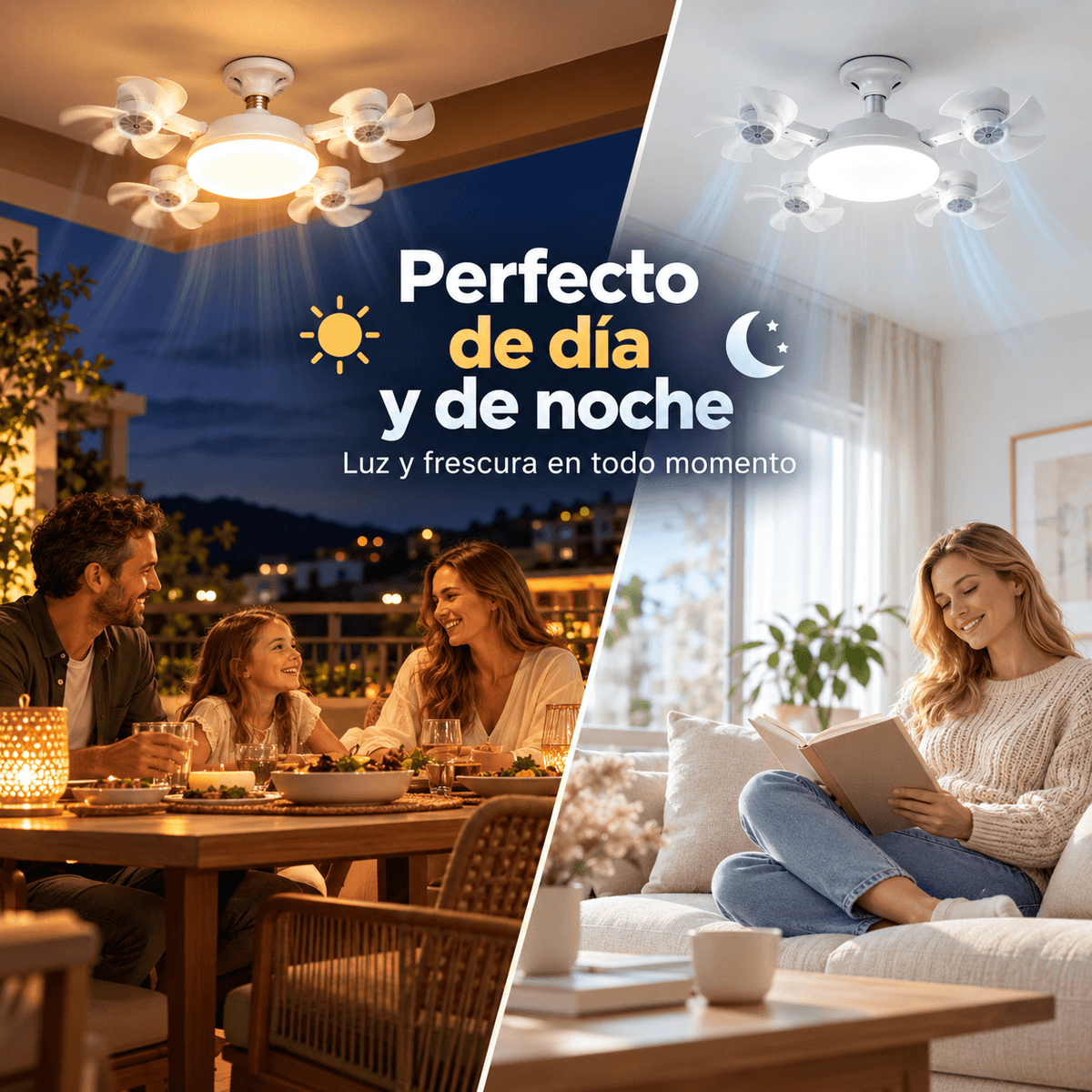 Ventilador con Luz Drone